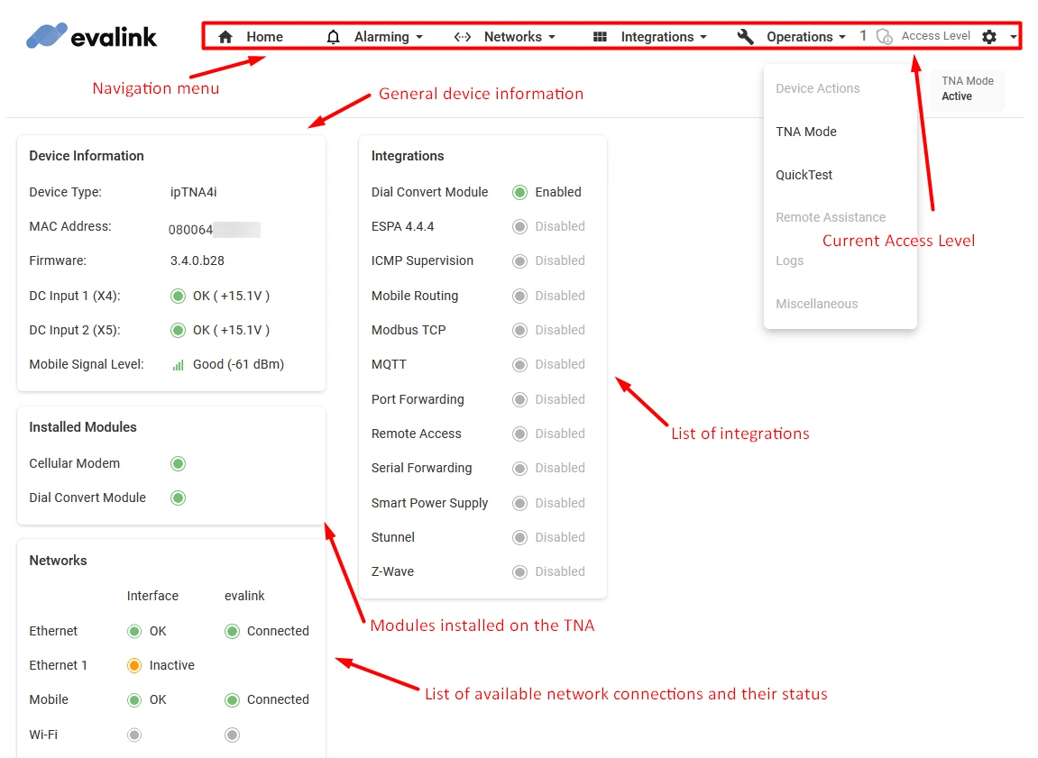 TNA Web Server