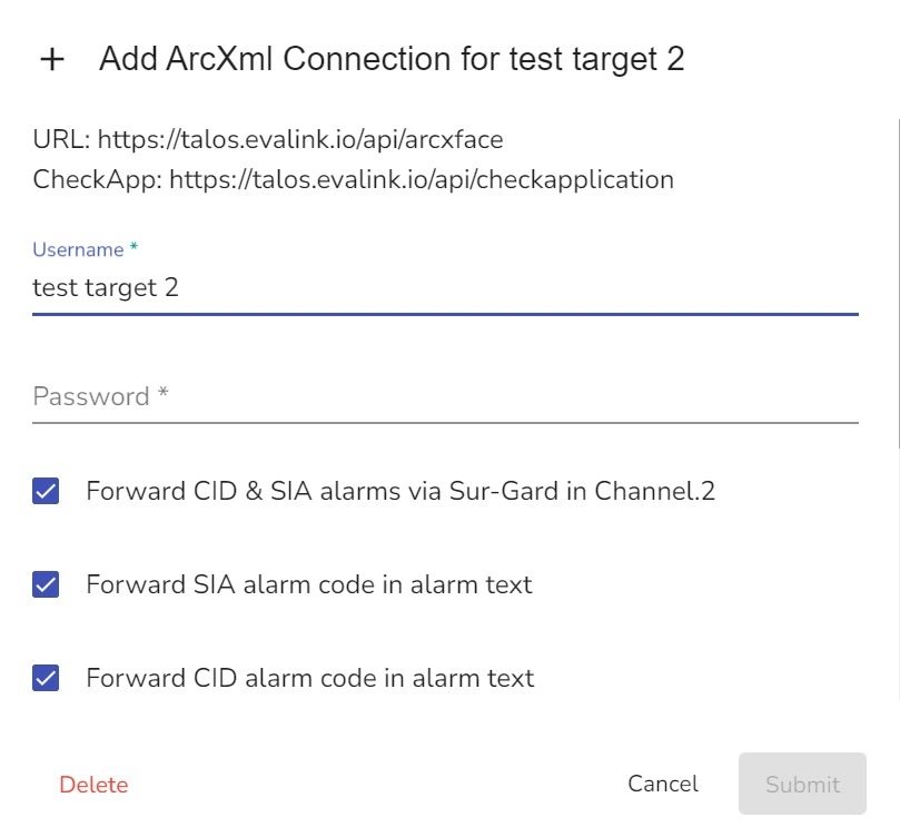 ArcXml Connection Configuration